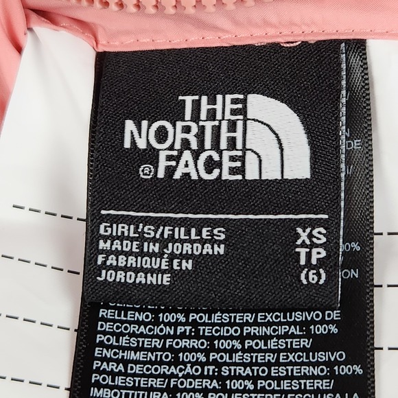 The North Face Reversible Shasta Jacket Girls XS 6 Pink Terracotta NWT - Picture 6 of 11